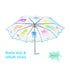 Transparent Jellyfish Folding Umbrella for Kids & Adults