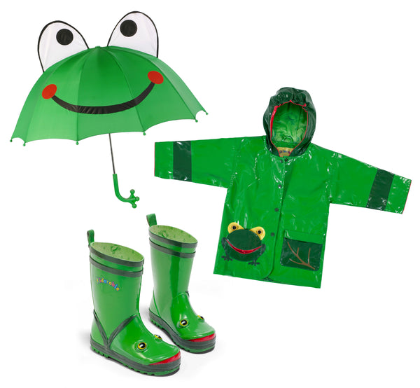 Classic Rain Gear Set - Green – Biddle and Bop